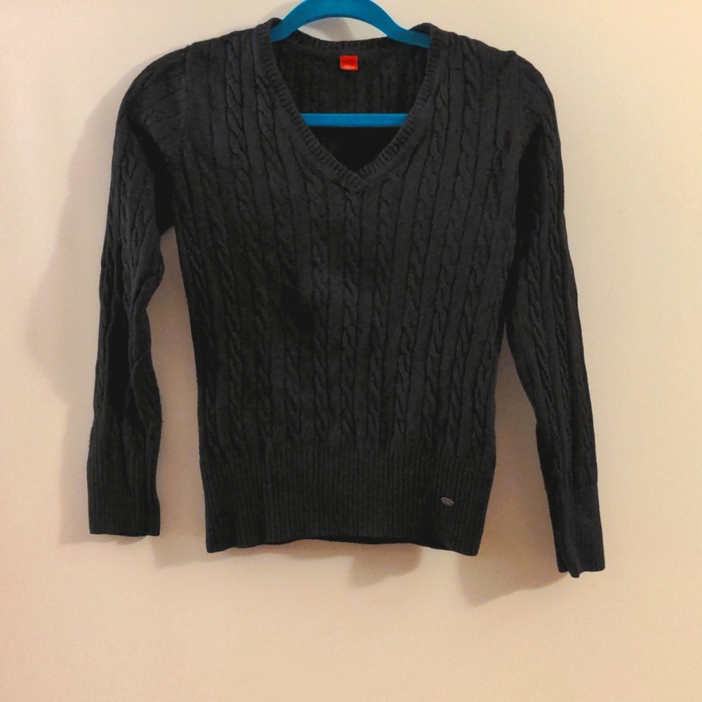 S.Oliver Knit Black Sweater